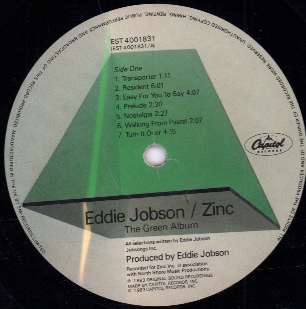 Eddie Jobson - Zinc - Lp