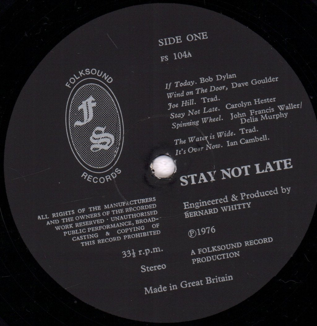 Jean Ward - Stay Not Late - Lp