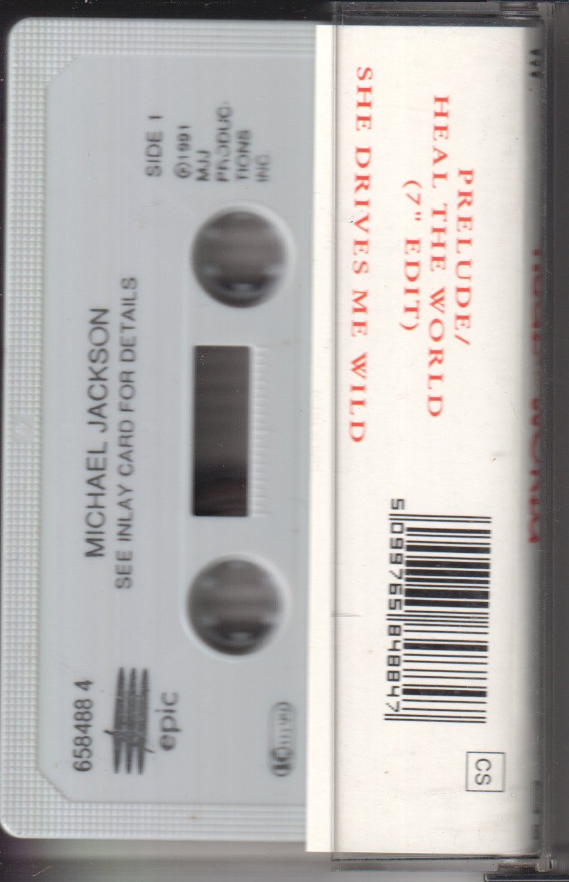 Michael Jackson - Heal The World - Cassette