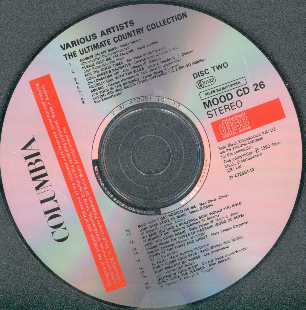 Various Artists - Ultimate Country Collection - Cd