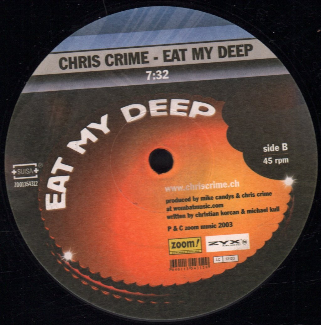 Chris Crime - Eat My Funk / Eat My Deep - 12 Inch