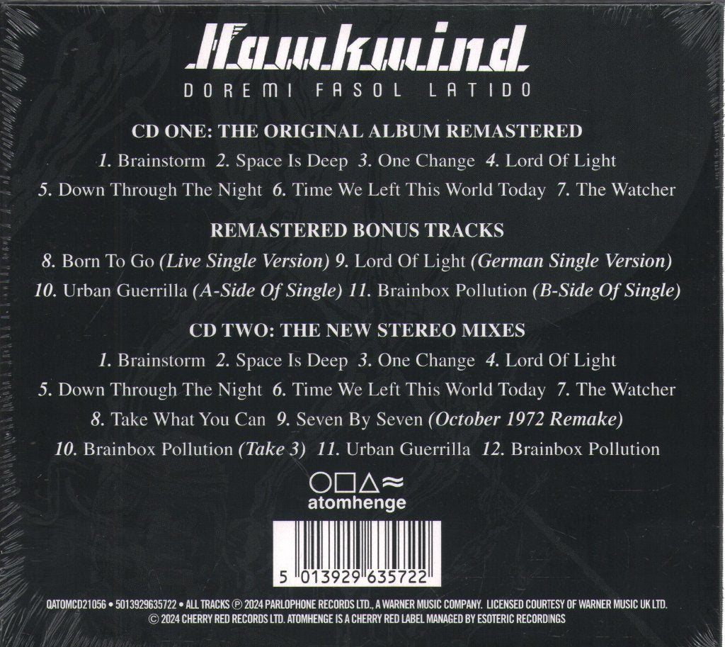 Hawkwind - Doremi Fasol Latido - Cd Set