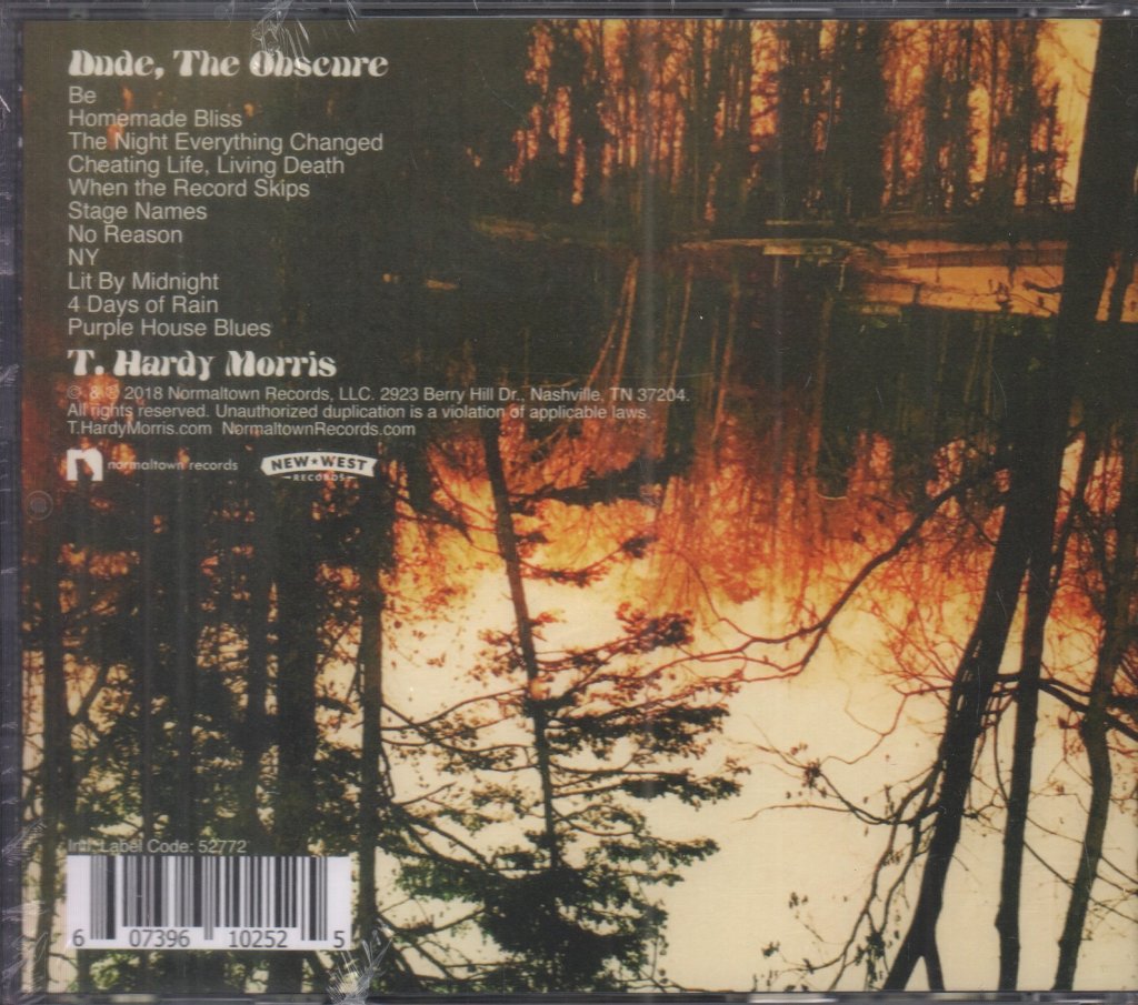 T. Hardy Morris - Dude, The Obscure - Cd