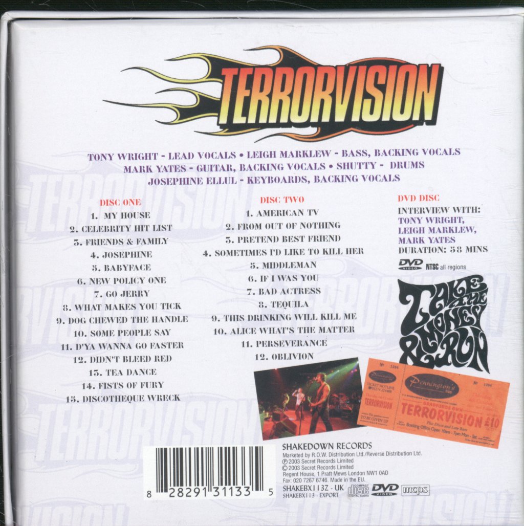Terrorvision - Take The Money & Run - The Final Concert - Cd/Dvd