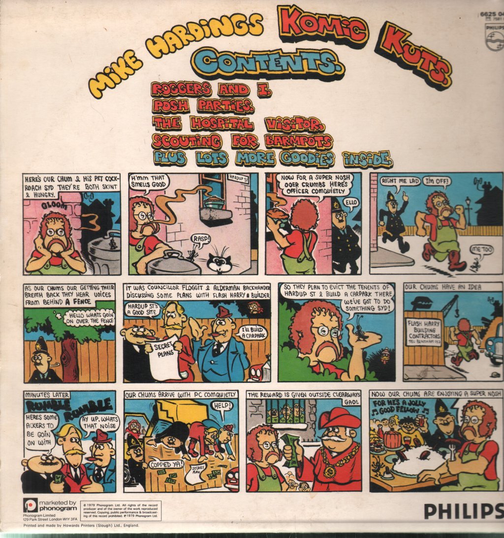 Mike Harding - Komic Kutz - Lp