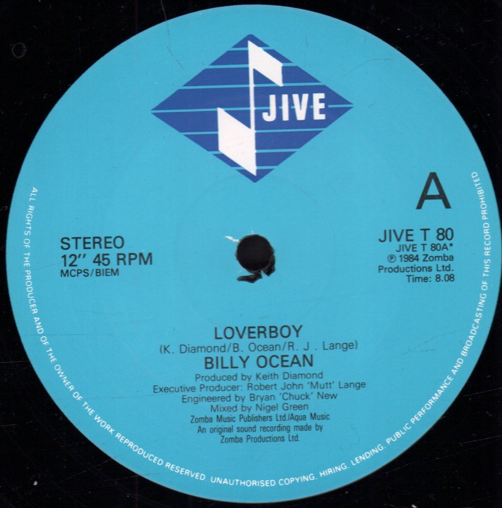 Billy Ocean - Loverboy - 12 Inch