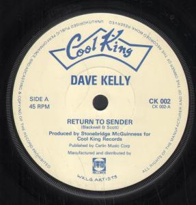 Dave Kelly - Return To Sender - 7 Inch