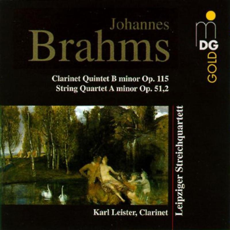 Johannes Brahms - Brahms: Clarinet Quintet Op. 115, String Quartet Op. 51,2 - Cd