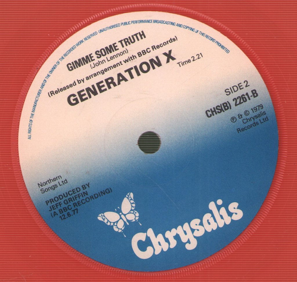 Generation X - King Rocker - 7 Inch