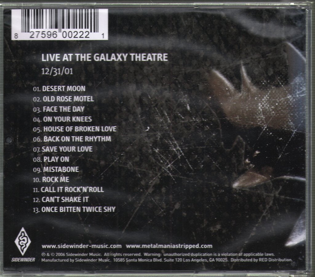 Great White - Once Bitten, Twice Live - Cd