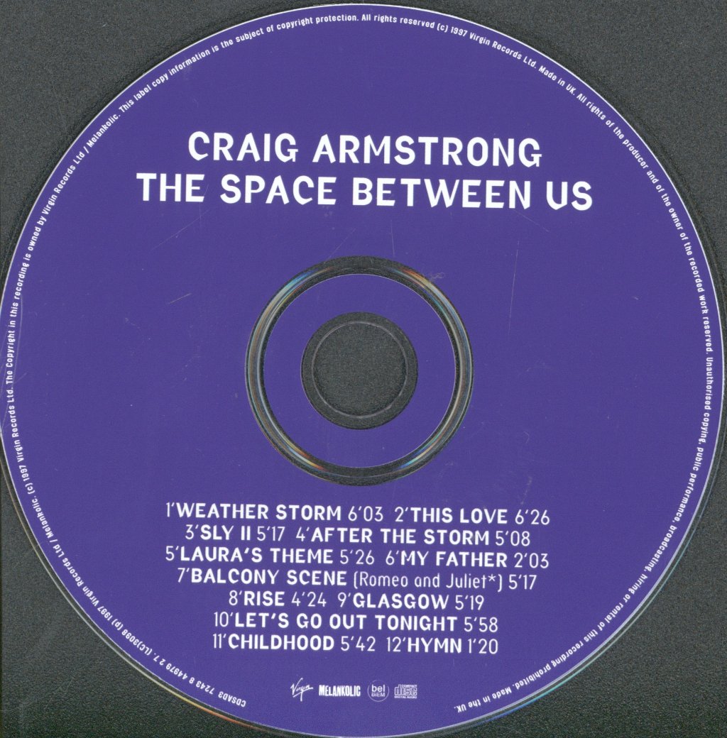Craig Armstrong - Space Between Us - Cd