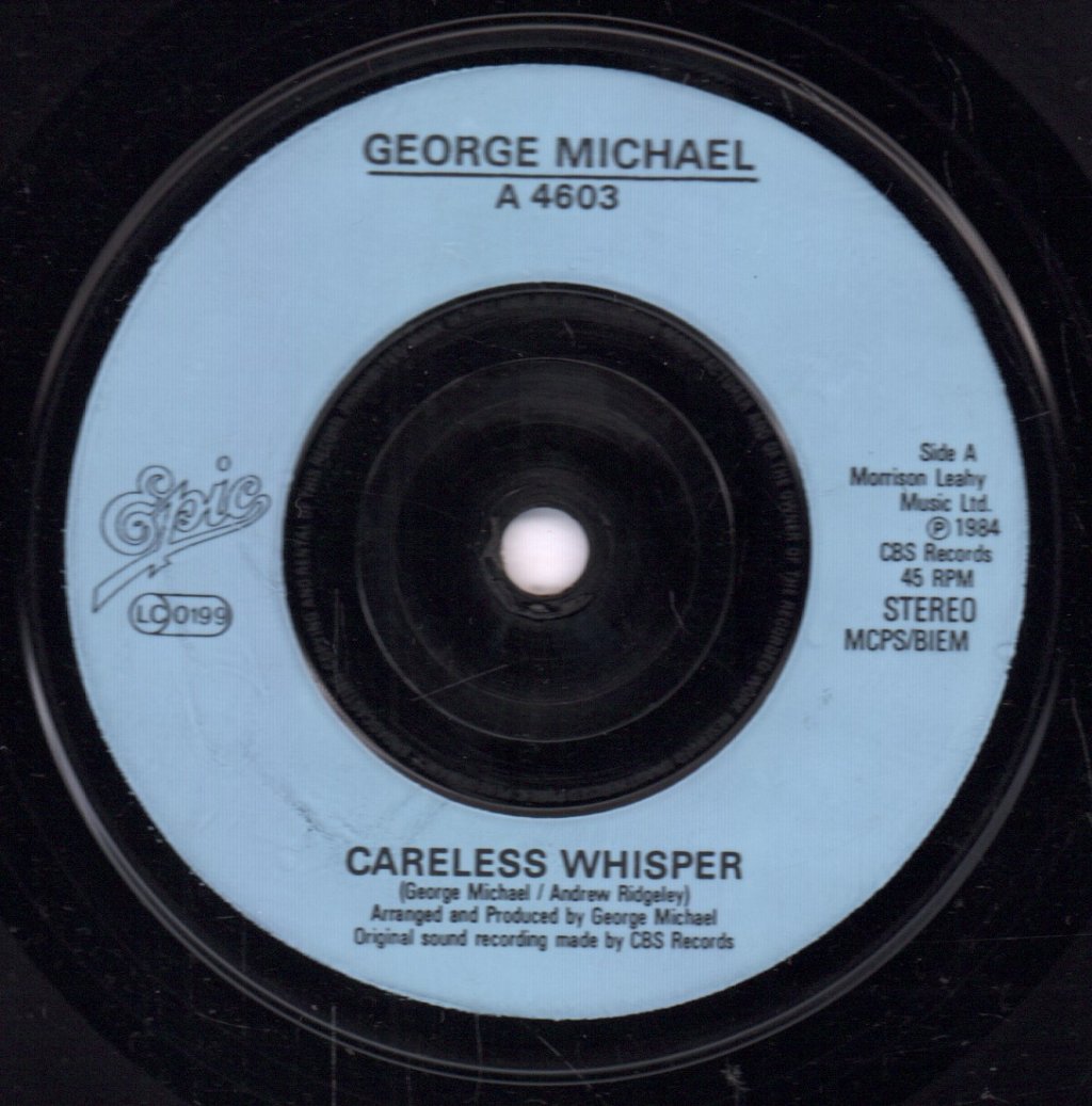 George Michael - Careless Whisper - 7 Inch