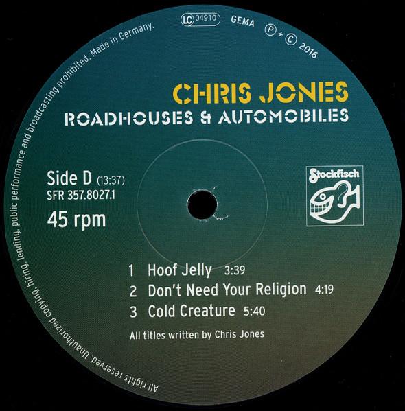 Chris Jones - Roadhouses & Automobiles - Double Lp