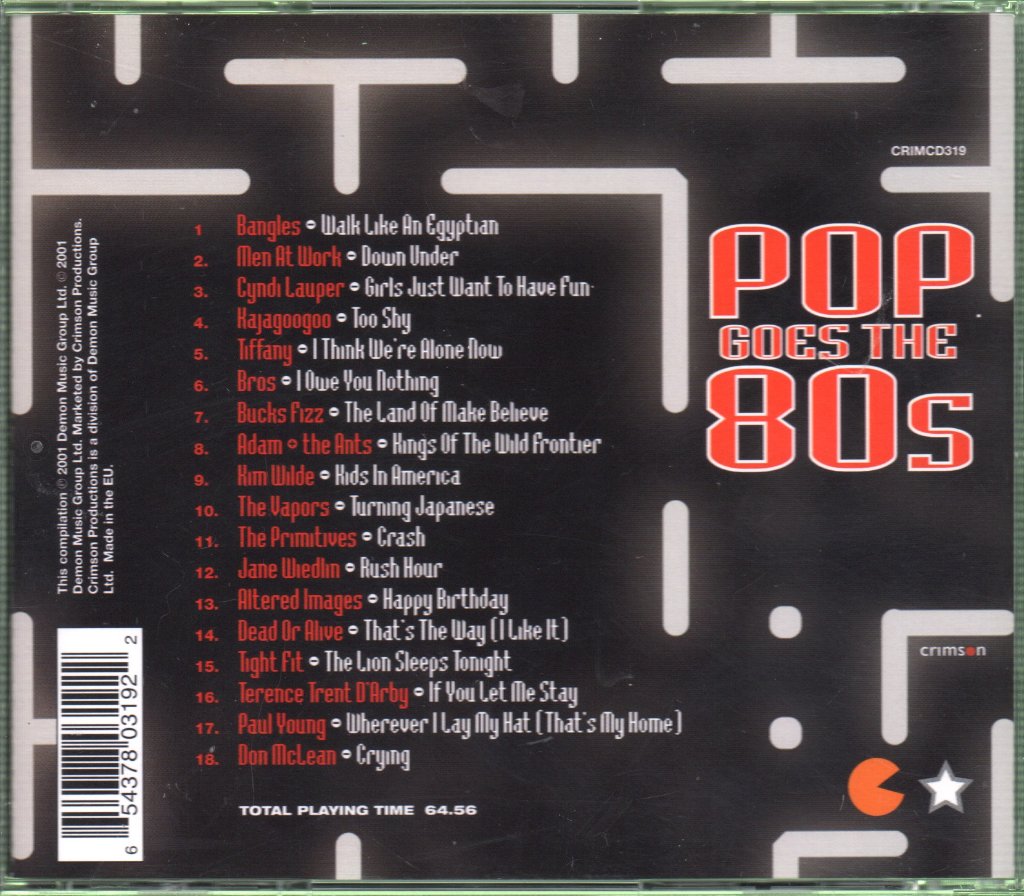 Various Artists - Pop Goes The 80s - Cd