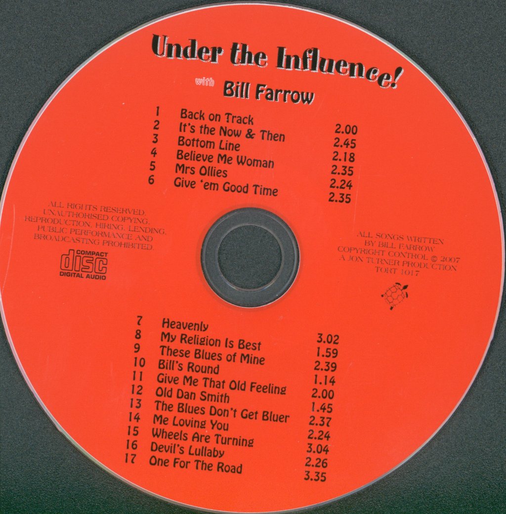 Bill Farrow - Under The Influence - Cd