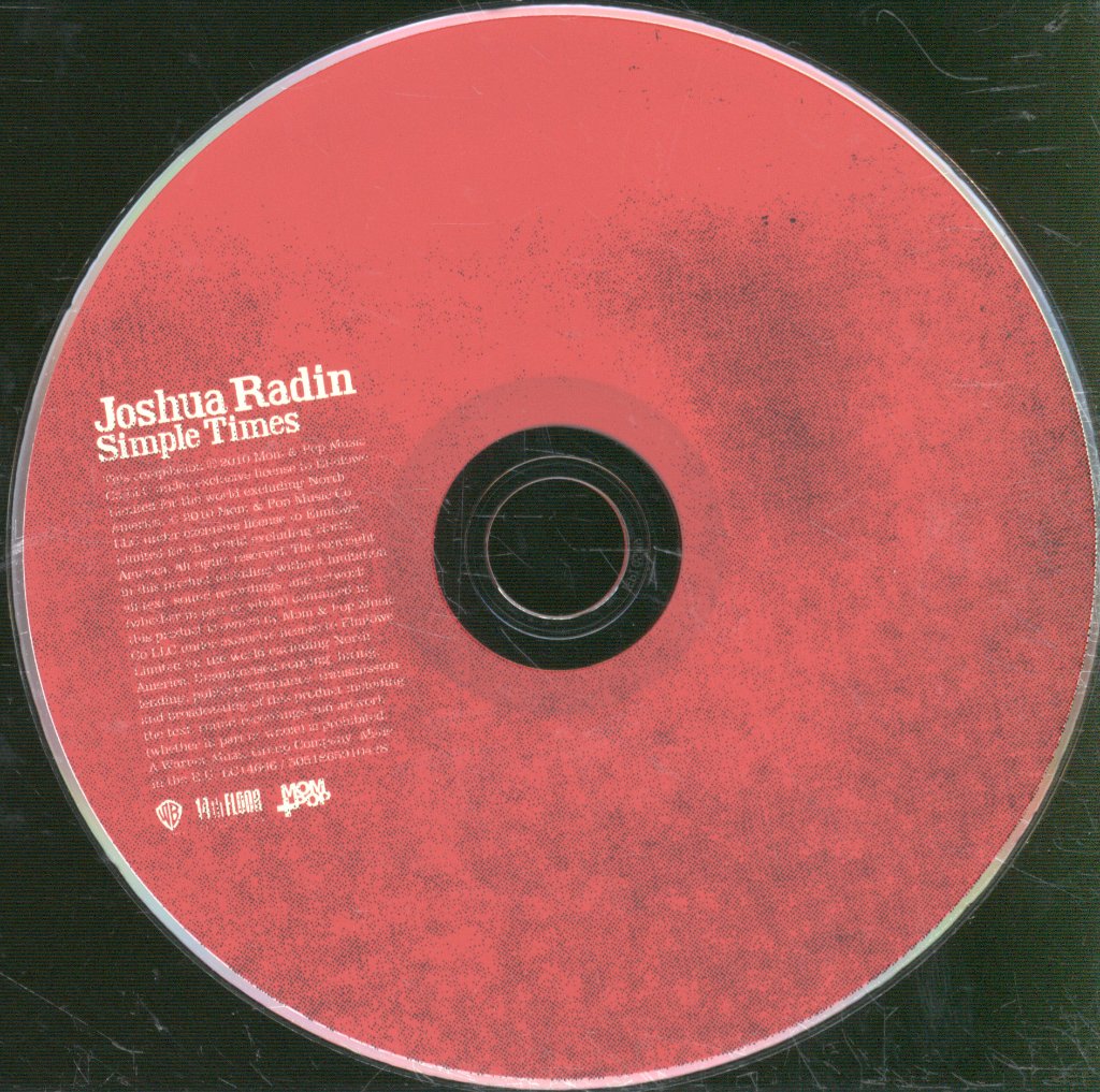 Joshua Radin - Simple Times - Cd