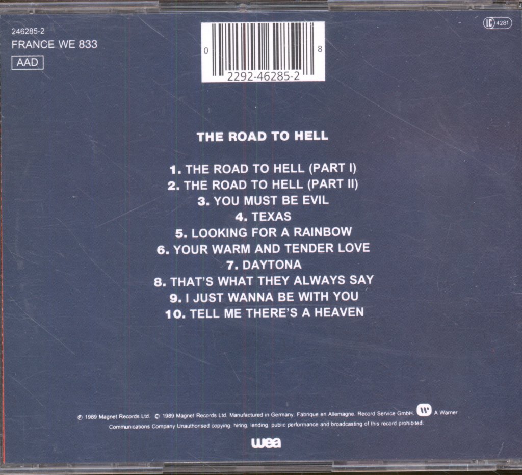 Chris Rea - Road To Hell - Cd