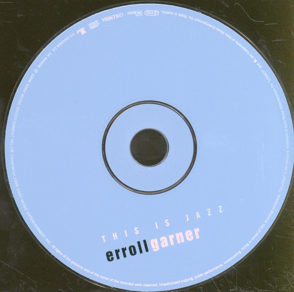 Erroll Garner - This Is Jazz - Cd