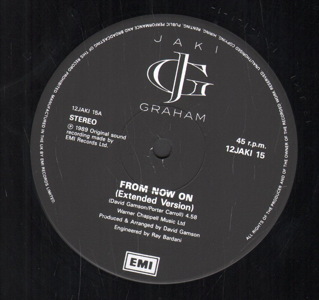Jaki Graham - From Now On - 12 Inch