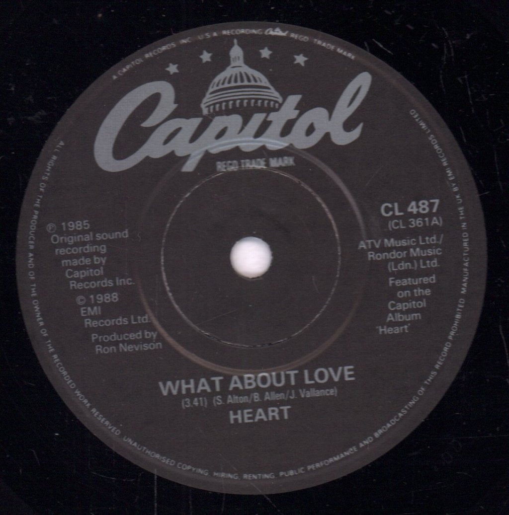 Heart - What About Love - 7 Inch
