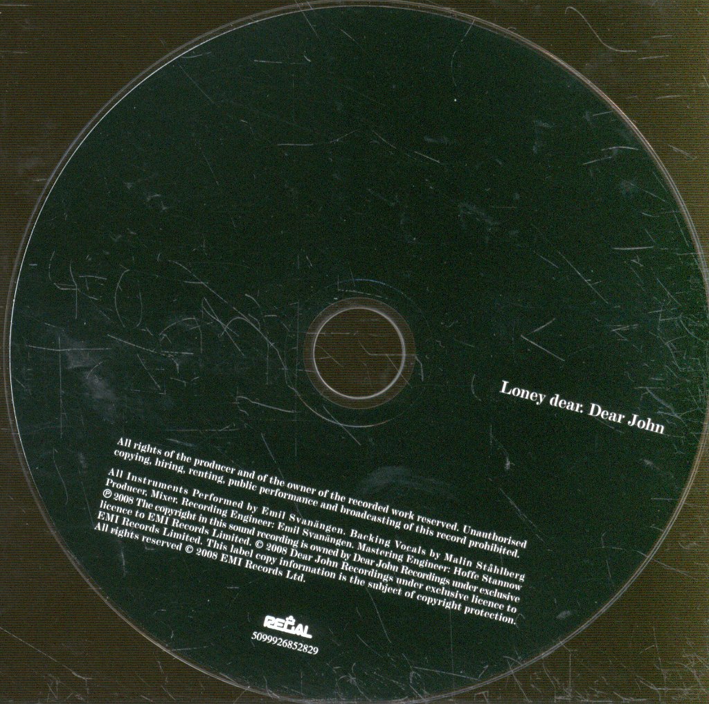 Loney Dear - Dear John - Cd