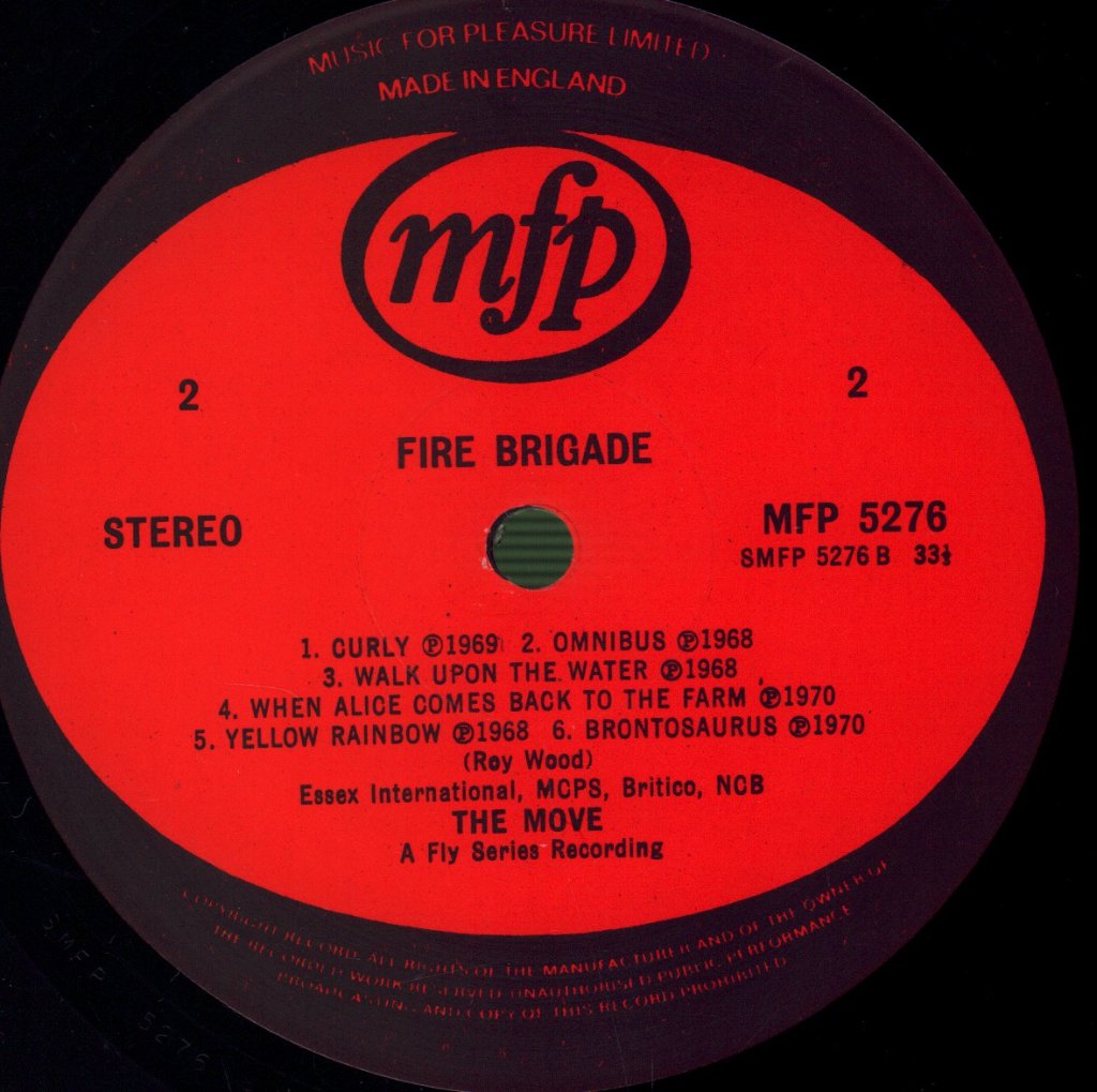 Move - Fire Brigade - Lp
