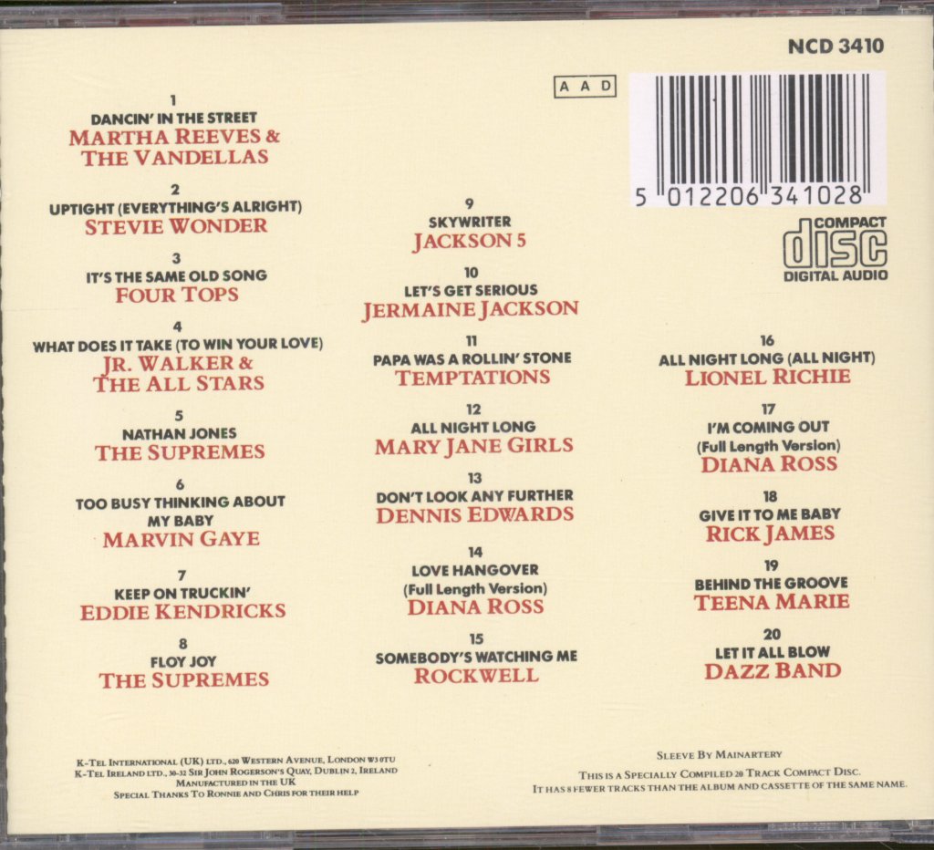 Various Artists - Motown In Motion - Cd