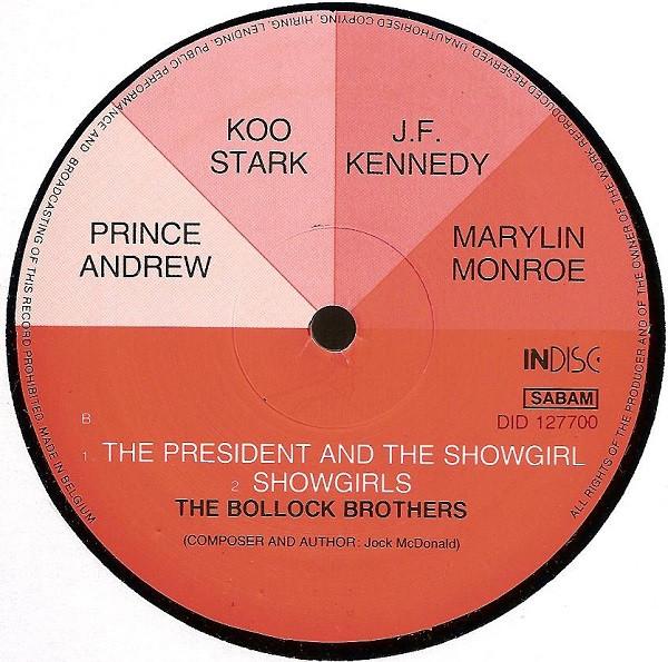 Bollock Brothers - Prince And The Showgirl - 12 Inch