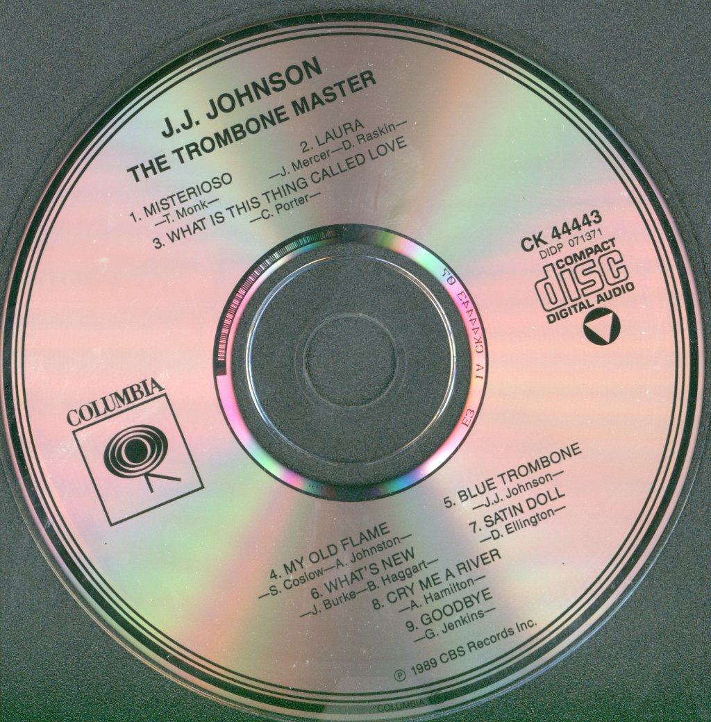 J.j. Johnson - Trombone Master - Cd
