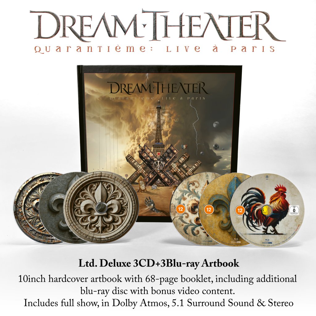 Dream Theater - Quarantieme: Live a Paris - CD/Blu-ray