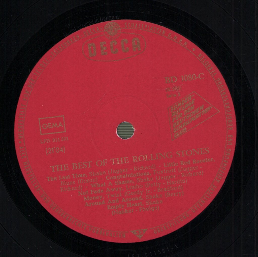Rolling Stones - Best Of The Rolling Stones - Lp