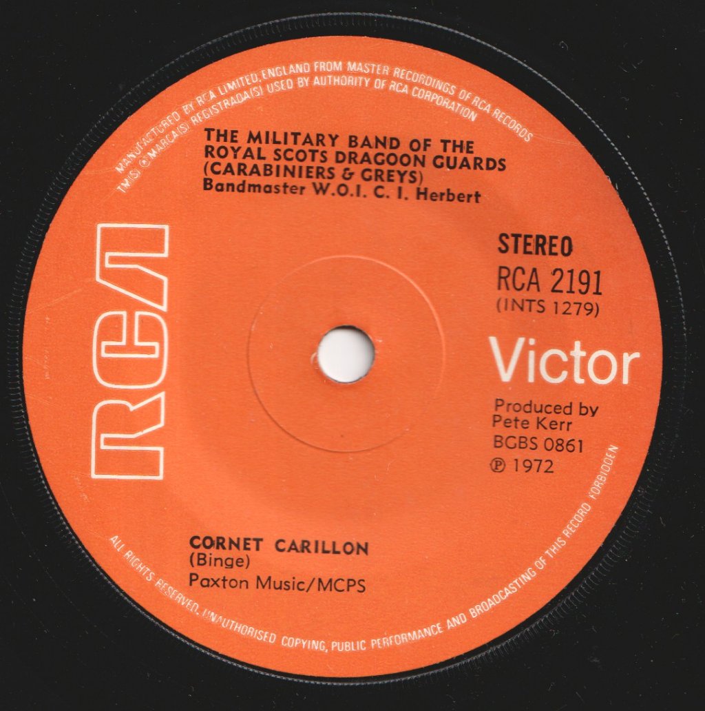 Pipes And Drums And Military Band Of The Royal Scots - Amazing Grace - 7 Inch