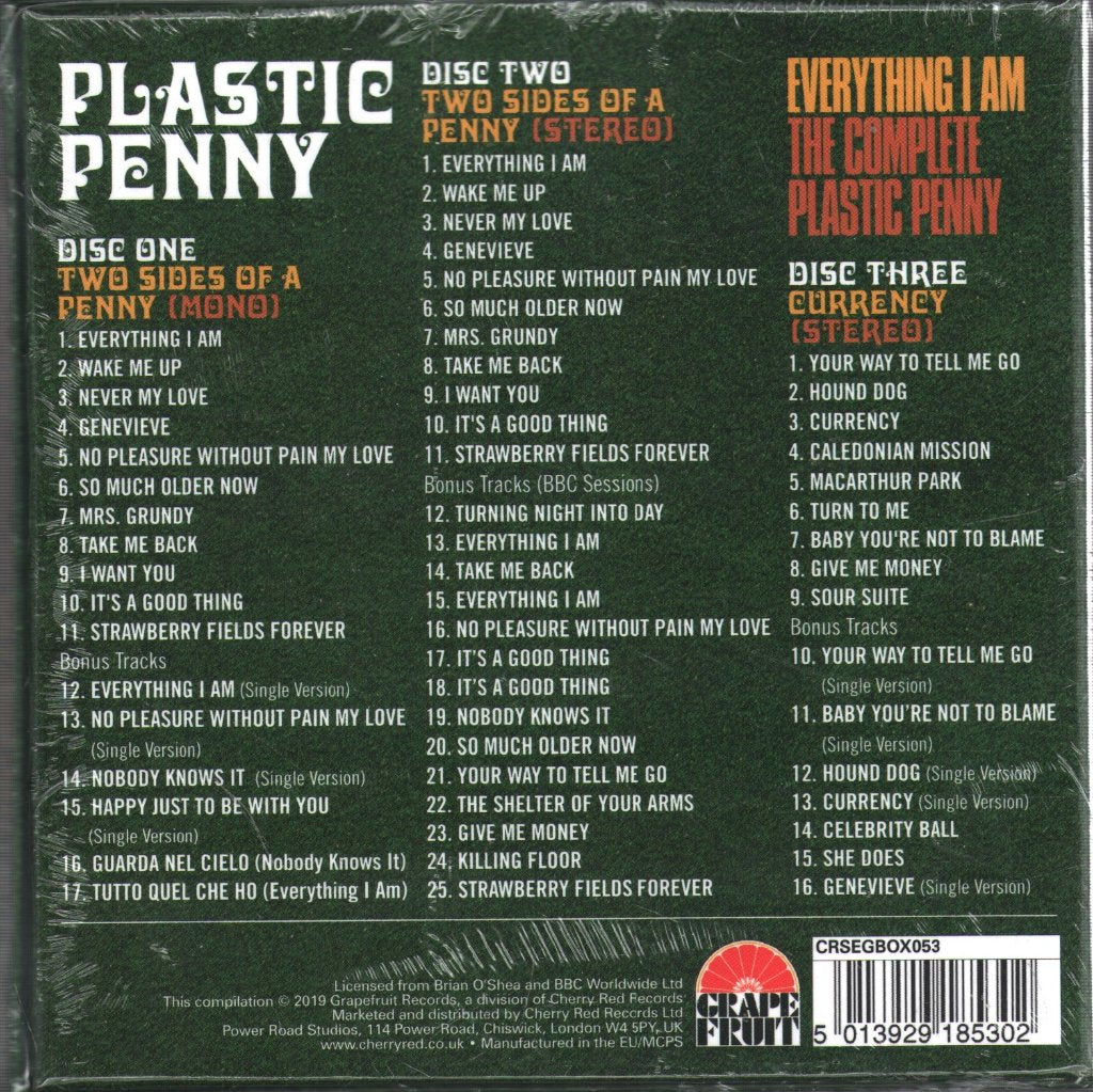 Plastic Penny - Everything I Am: The Complete Plastic Penny - Cd Set