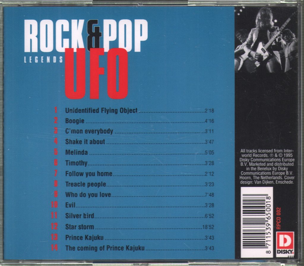 UFO - Rock & Pop Legends - Cd