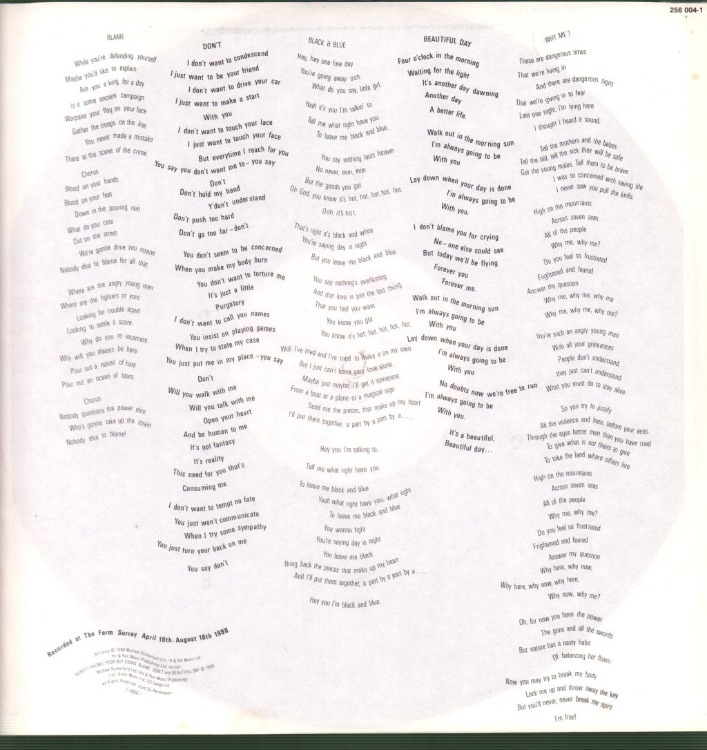 Mike And The Mechanics - Living Years - Lp