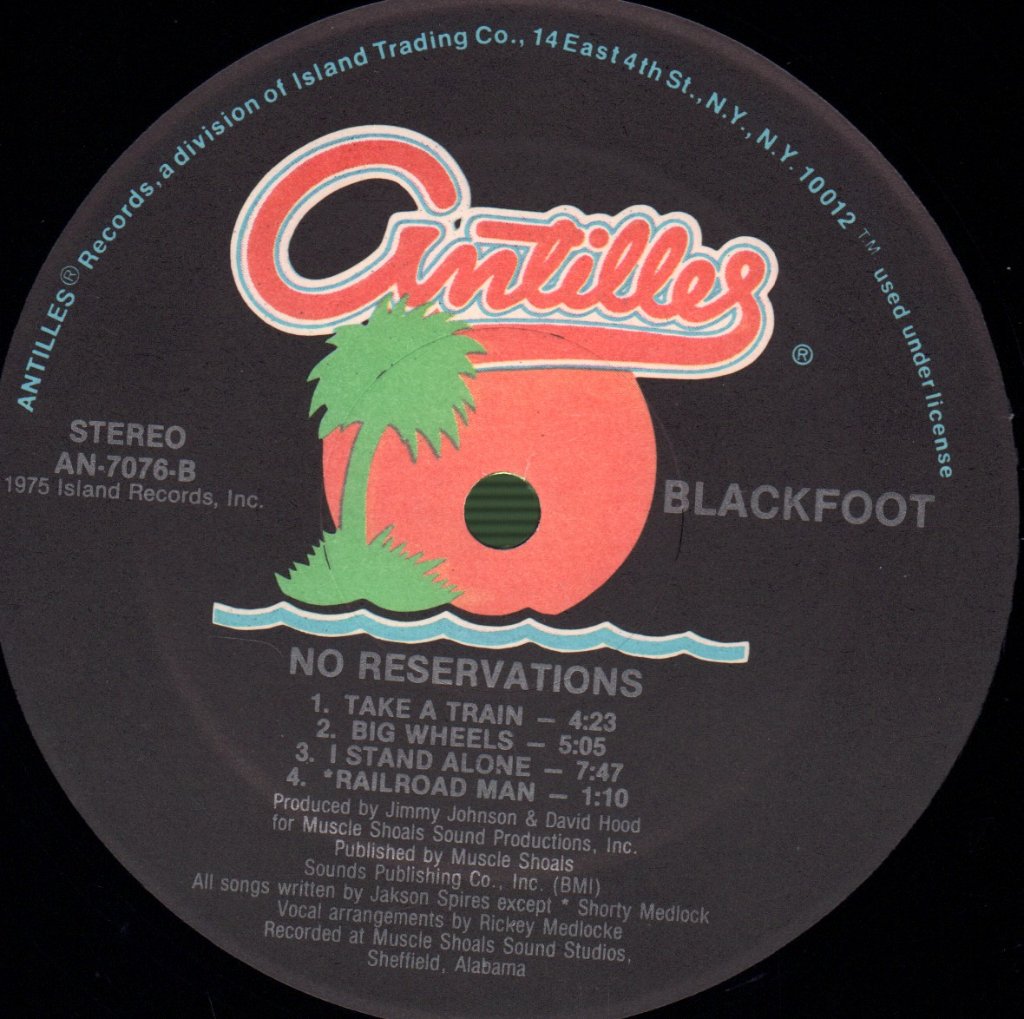 Blackfoot - No Reservations - Lp