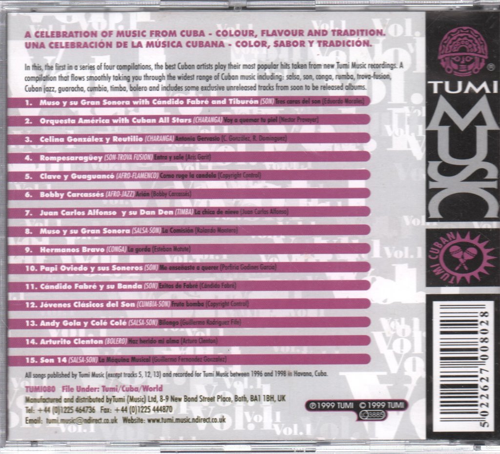Various Artists - Tabaco & Ron, Cuban Compilation Volume One - Cd
