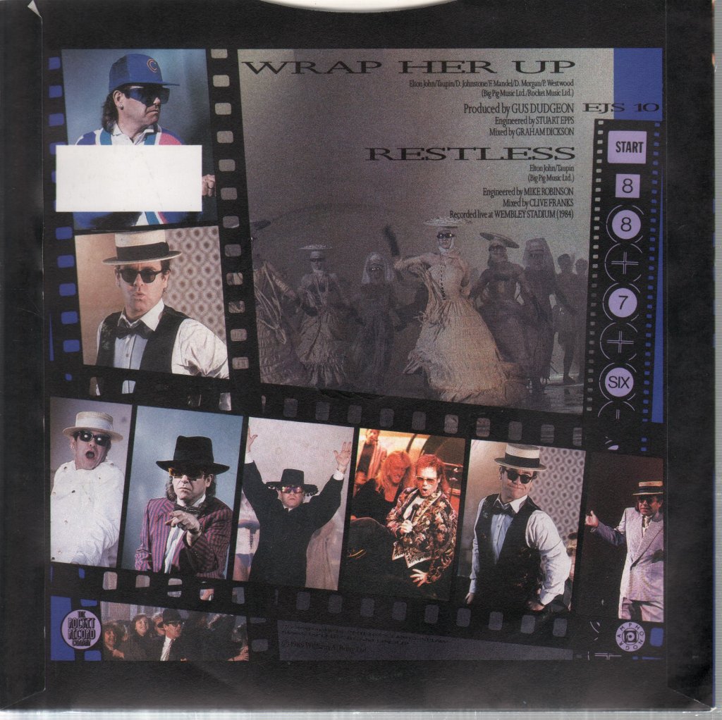 Elton John And George Michael - Wrap Her Up - 7 Inch