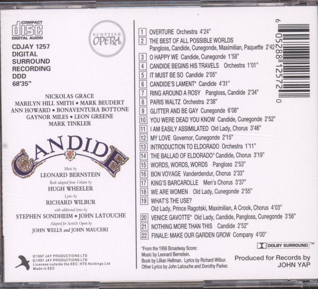 Leonard Bernstein - Candide • Scottish Opera - Cd