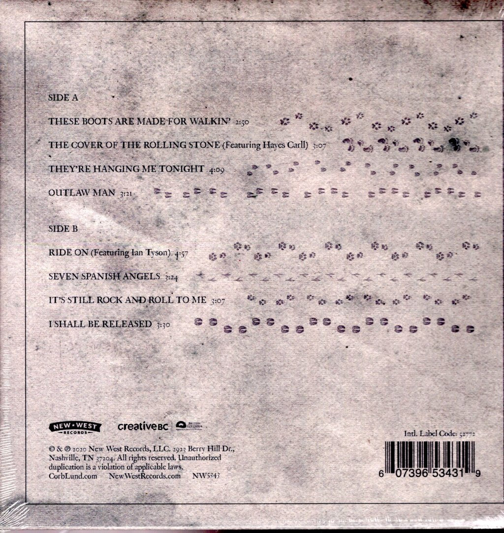 Corb Lund - Cover Your Tracks - Lp