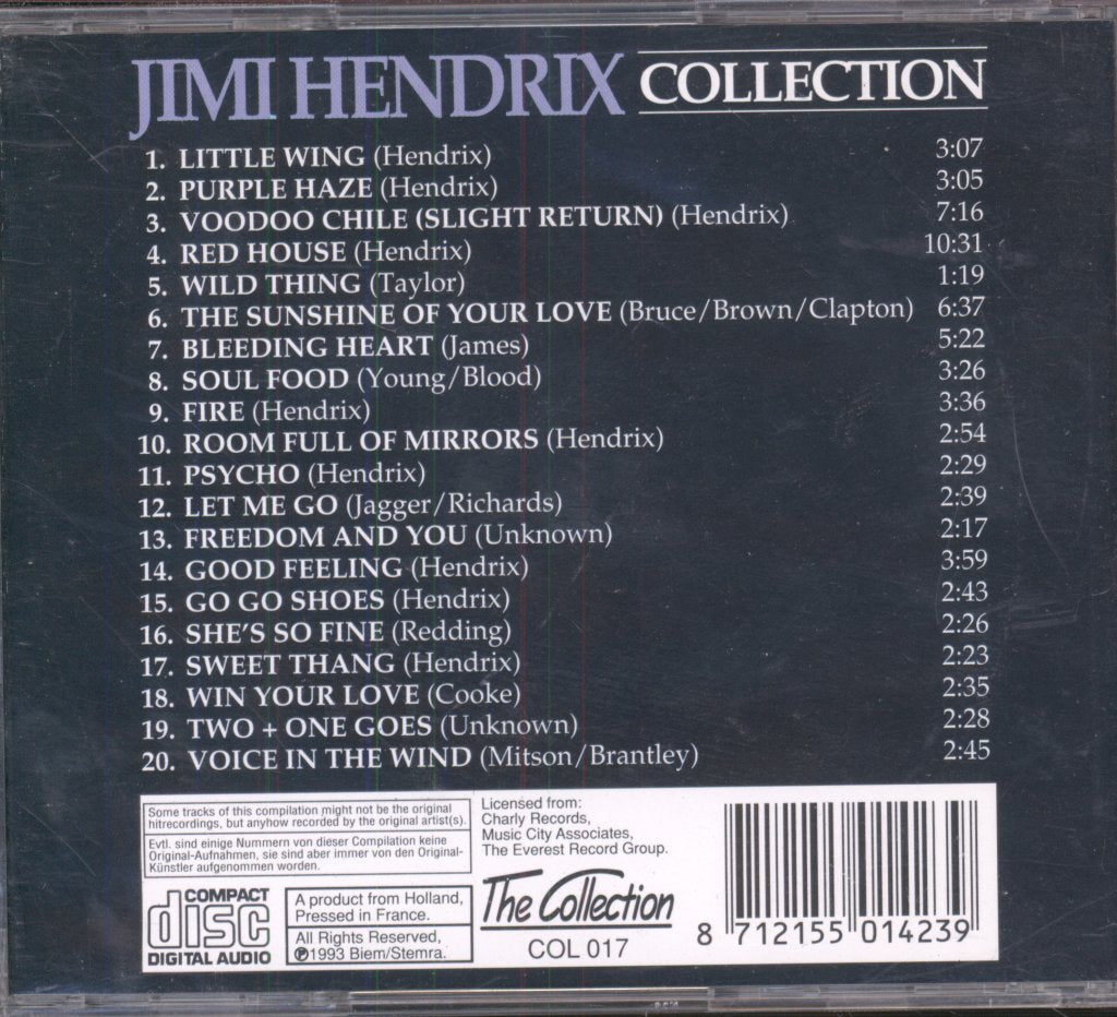 Jimi Hendrix - Collection - Cd