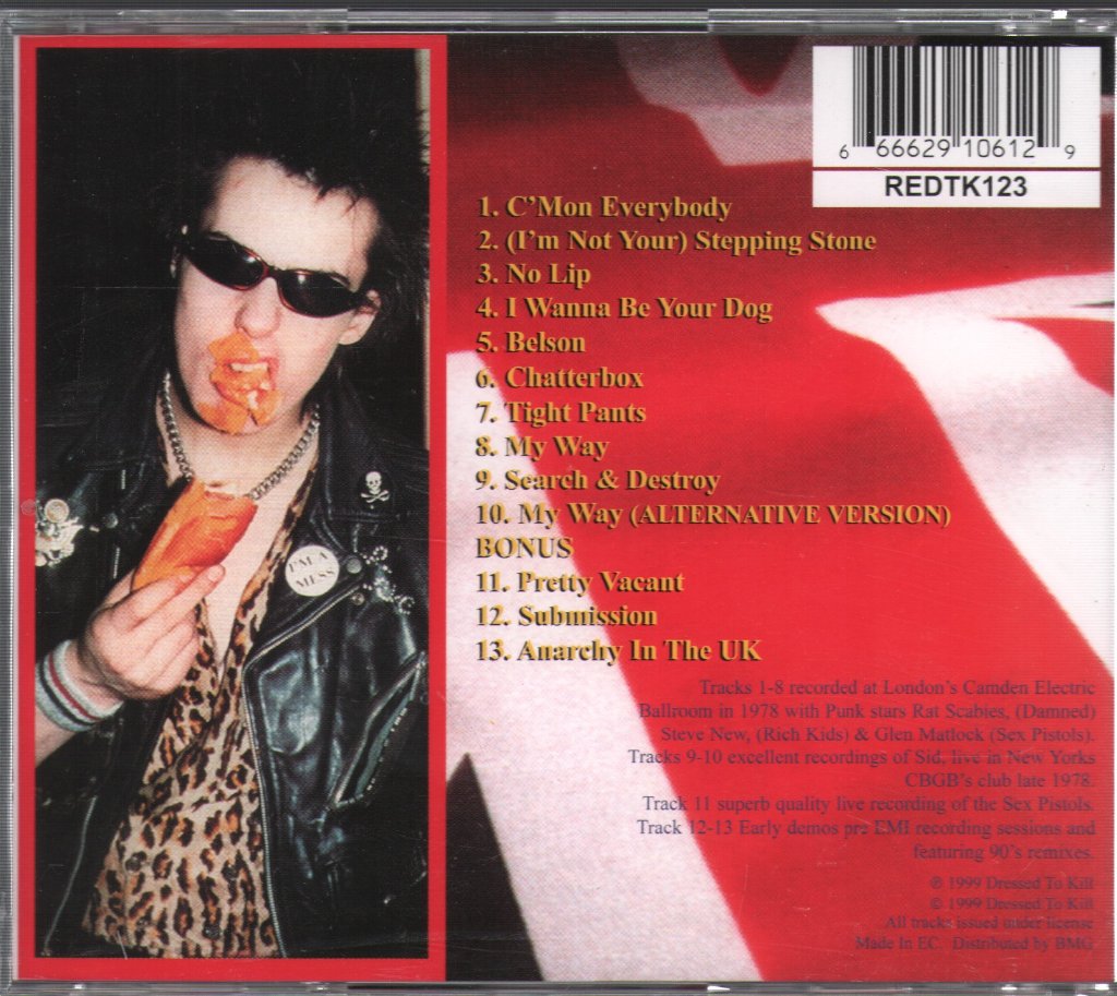 Sid Vicious - Sid Vicious Lives - Cd