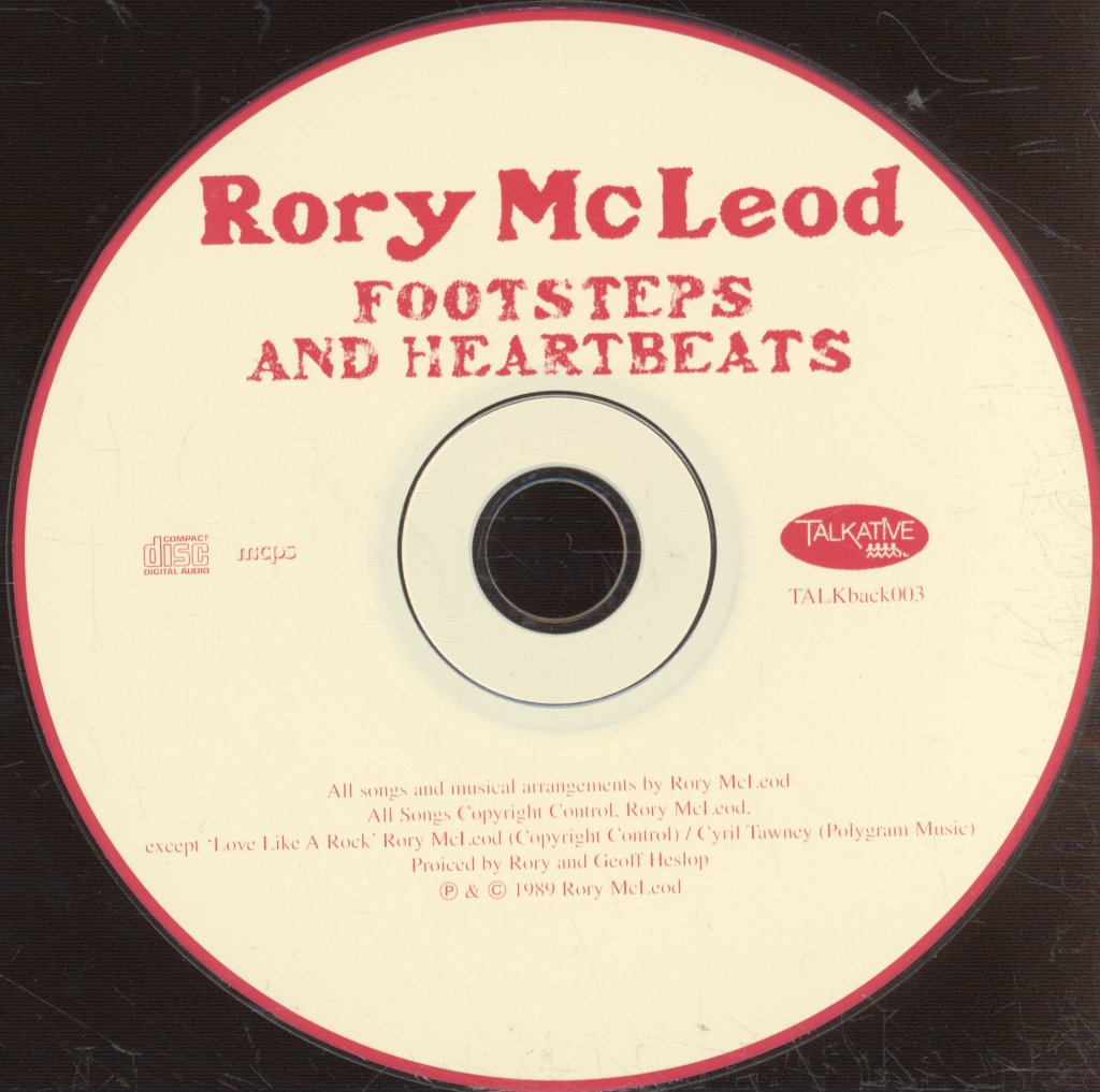 Rory Mcleod - Footsteps And Heartbeats - Cd