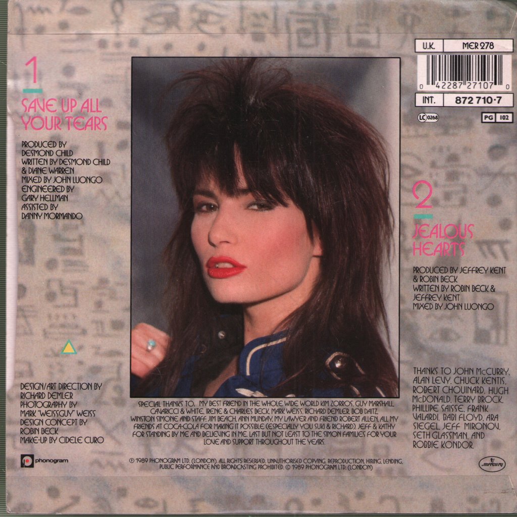 Robin Beck - Save Up All Your Tears - 7 Inch