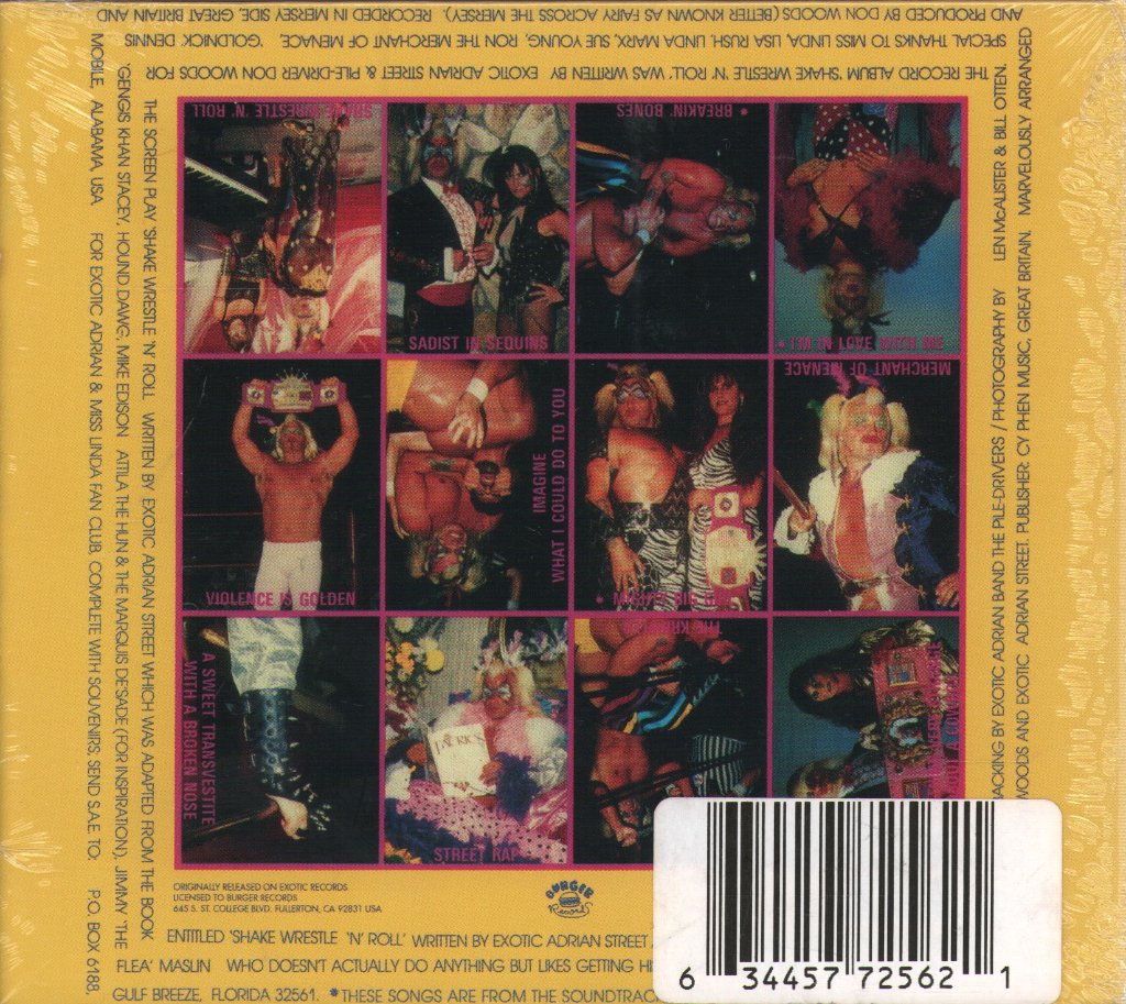 Adrian Street - Shake Wrestle 'N' Roll - Cd