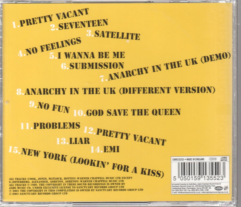 Sex Pistols - No Future U.K? - Cd