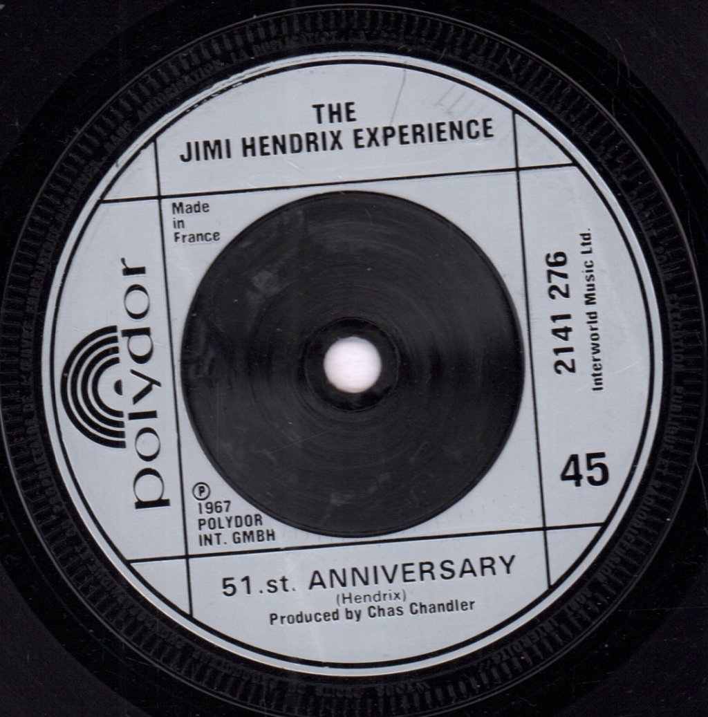 Jimi Hendrix Experience - Purple Haze - 7 Inch