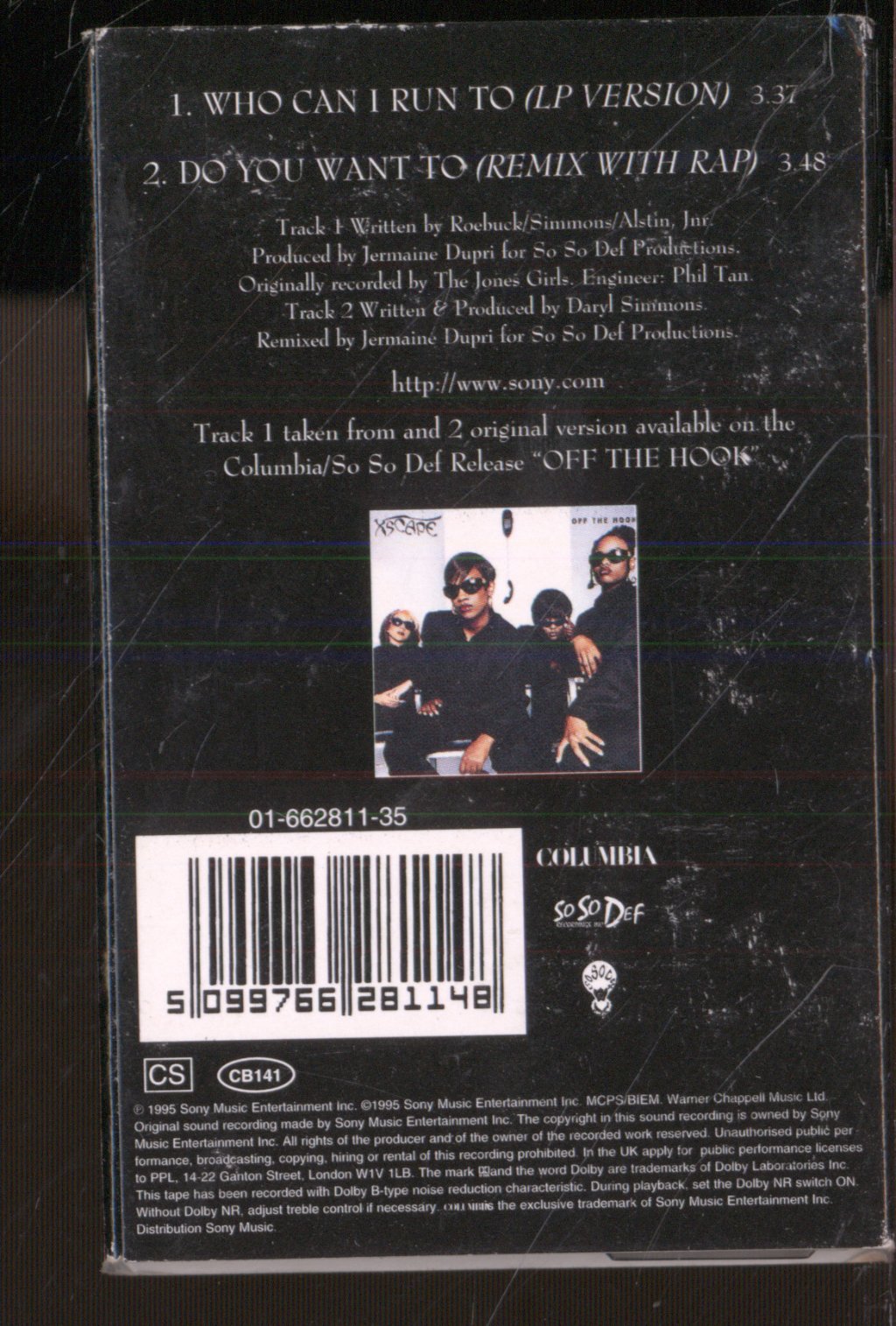 Xscape - Who Can I Run To? - Cassette