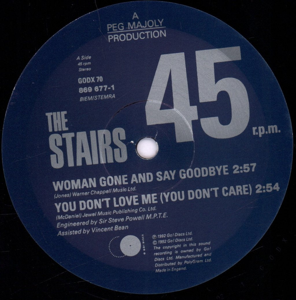 Stairs - Woman Gone And Say Goodbye - 12 Inch