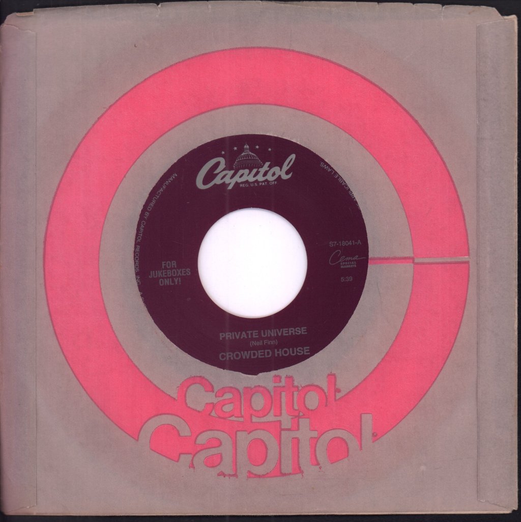 Crowded House - Private Universe - 7 Inch
